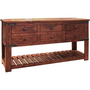 parota furniture sofa table direct international console inch drawer doors